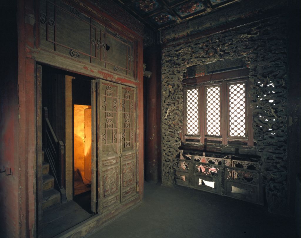 雨花阁三层楼梯间